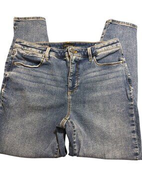 Talbots Petite Jegging Jeans Blue Denim Casual Stretch Mid Rise Size 10 P